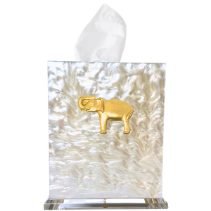 Elephant Boutique Tissue Box Cover