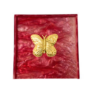 Butterfly Cocktail Napkin Box