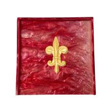 Load image into Gallery viewer, Fleur De  Lis Cocktail Napkin Box
