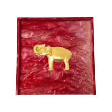 Load image into Gallery viewer, Elephant Cocktail Napkin Box
