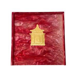 Pagoda Cocktail Napkin Box