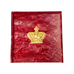 Queens Crown Cocktail Napkin Box