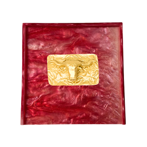 Longhorn Cocktail Napkin Box