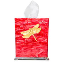Load image into Gallery viewer, Dragonfly Boutique Tissue Box Cover
