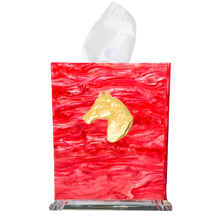 Load image into Gallery viewer, Horse Boutique Tissue Box Cover
