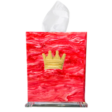Load image into Gallery viewer, Kings Crown Boutique Tissue Box Cover

