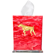 Load image into Gallery viewer, Pointer Boutique Tissue Box Cover
