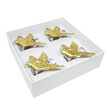 Load image into Gallery viewer, Pheasant napkin rings in a white box
