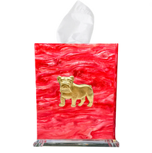Load image into Gallery viewer, Big Bulldog Boutique Tissue Box Cover
