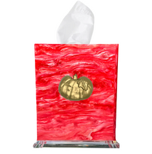 Load image into Gallery viewer, Pumpkin  Boutique Tissue Box Cover
