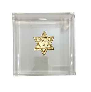 Star of David Cocktail Napkin Box