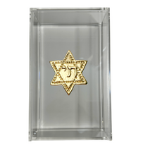 Load image into Gallery viewer, Star of David Guest Towel Box
