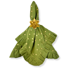 Gold Dot Dinner Napkins