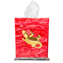 Load image into Gallery viewer, Alligator Boutique Tissue Box Cover
