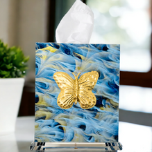 Load image into Gallery viewer, Butterfly Boutique Tissue Box Cover

