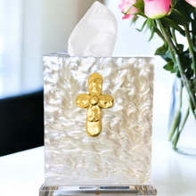 Load image into Gallery viewer, Cross Boutique Tissue Box Cover
