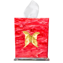 Load image into Gallery viewer, Butterfly 2 Boutique Tissue Box Cover
