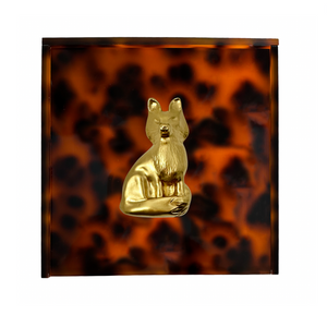 Fox Cocktail Napkin Box