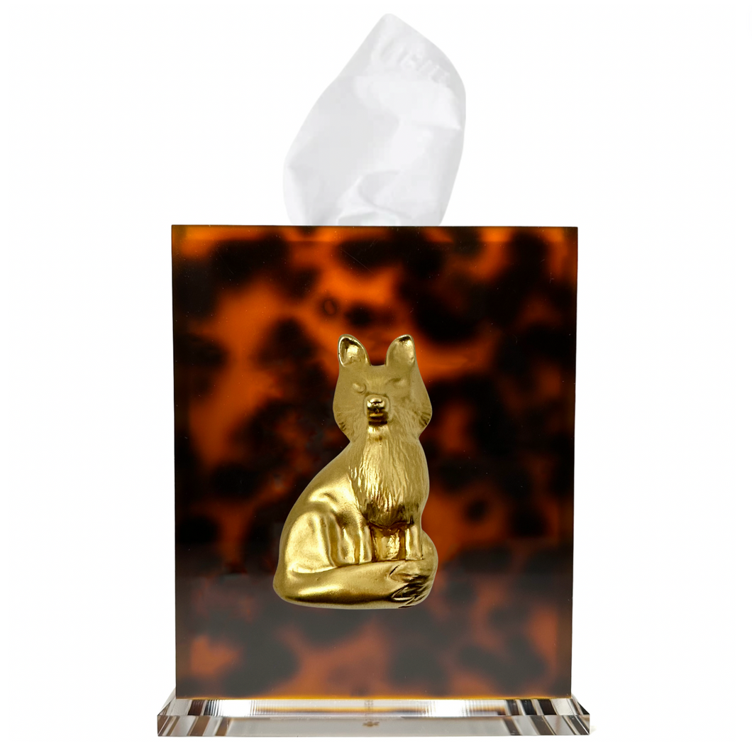 Fox Boutique Tissue Box Cover