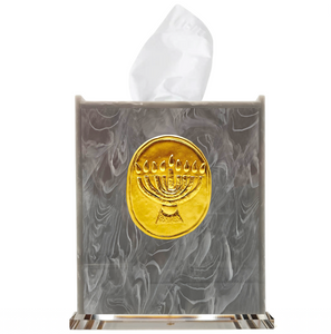 Menorah Tissue Box Cover