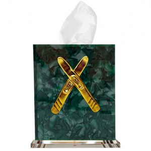 Skis  Boutique Tissue Box Cover