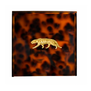 Tiger Cocktail Napkin Box