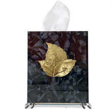 Load image into Gallery viewer, Tobacco Leaf Boutique Tissue Box Cover
