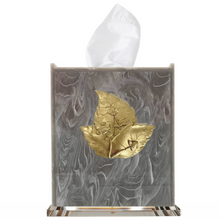 Load image into Gallery viewer, Tobacco Leaf Boutique Tissue Box Cover
