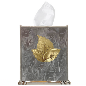 Tobacco Leaf Boutique Tissue Box Cover