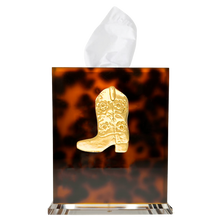 Load image into Gallery viewer, Cowboy Boot Boutique Tissue Box Cover
