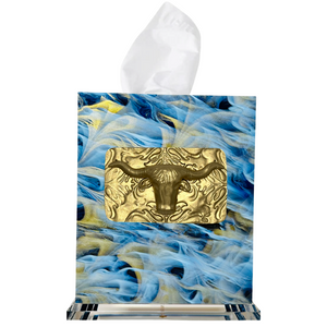Longhorn Boutique Tissue Box Cover