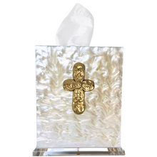 Load image into Gallery viewer, Cross Boutique Tissue Box Cover
