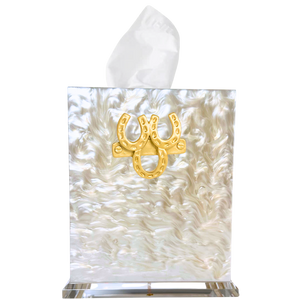 Horseshoe Boutique Tissue Box Cover