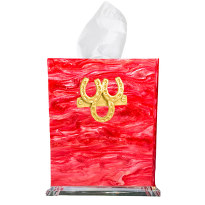 Horseshoe Boutique Tissue Box Cover