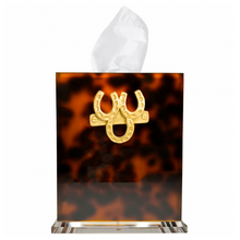 Load image into Gallery viewer, Horseshoe Boutique Tissue Box Cover
