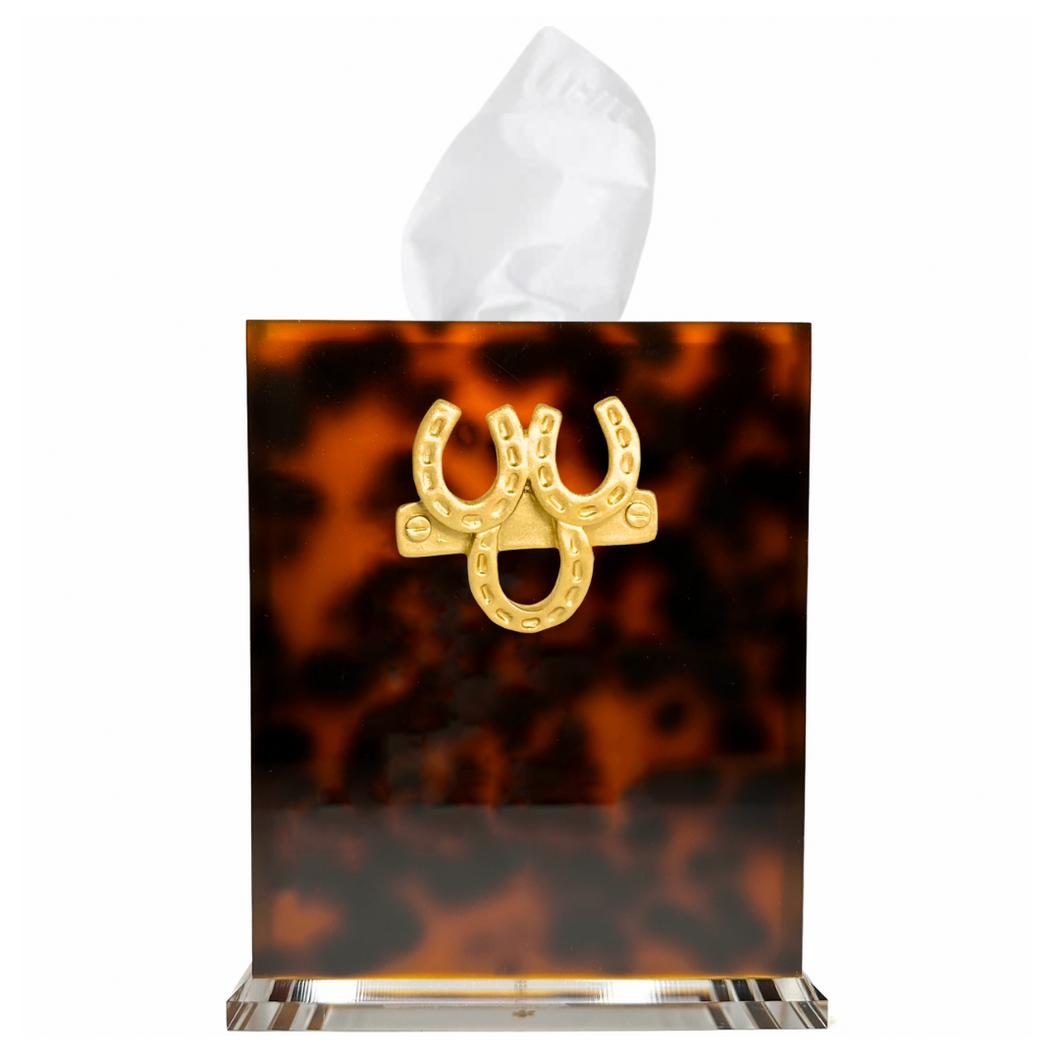 Horseshoe Boutique Tissue Box Cover