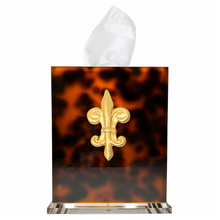 Load image into Gallery viewer, Fleur De Lis Boutique Tissue Box Cover
