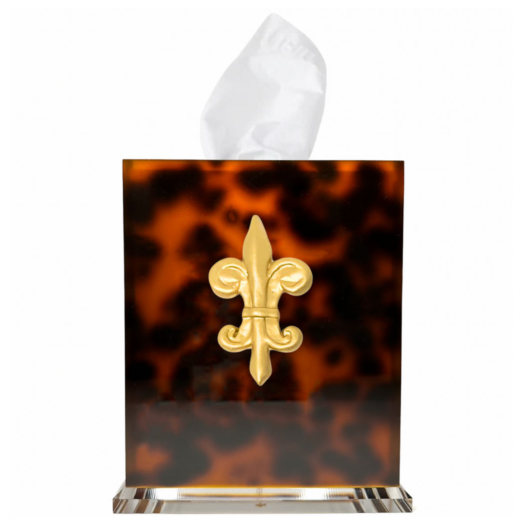 Fleur De Lis Boutique Tissue Box Cover