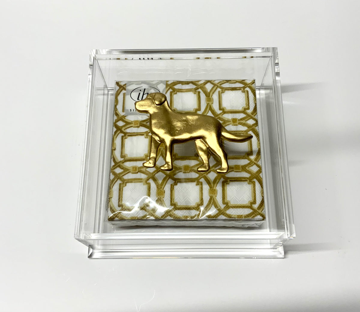 Labrador Cocktail Napkin Box – Southern Tribute