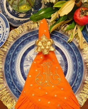 Load image into Gallery viewer, Gold Dot Dinner Napkins
