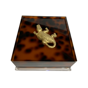 Alligator Cocktail Napkin Box