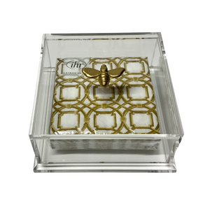 Bee Cocktail Napkin Box