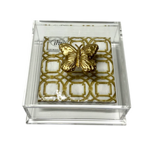 Load image into Gallery viewer, Butterfly Cocktail Napkin Box
