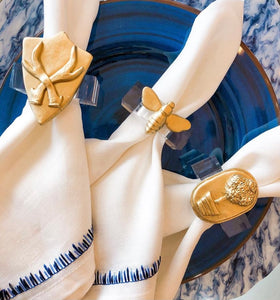 Shield With Deer Antlers Napkin Rings