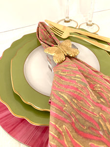 Zebra Stripes Dinner Napkins