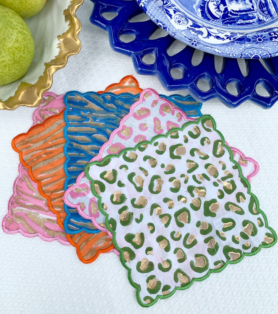 Cheetah Spots Cocktail Napkins