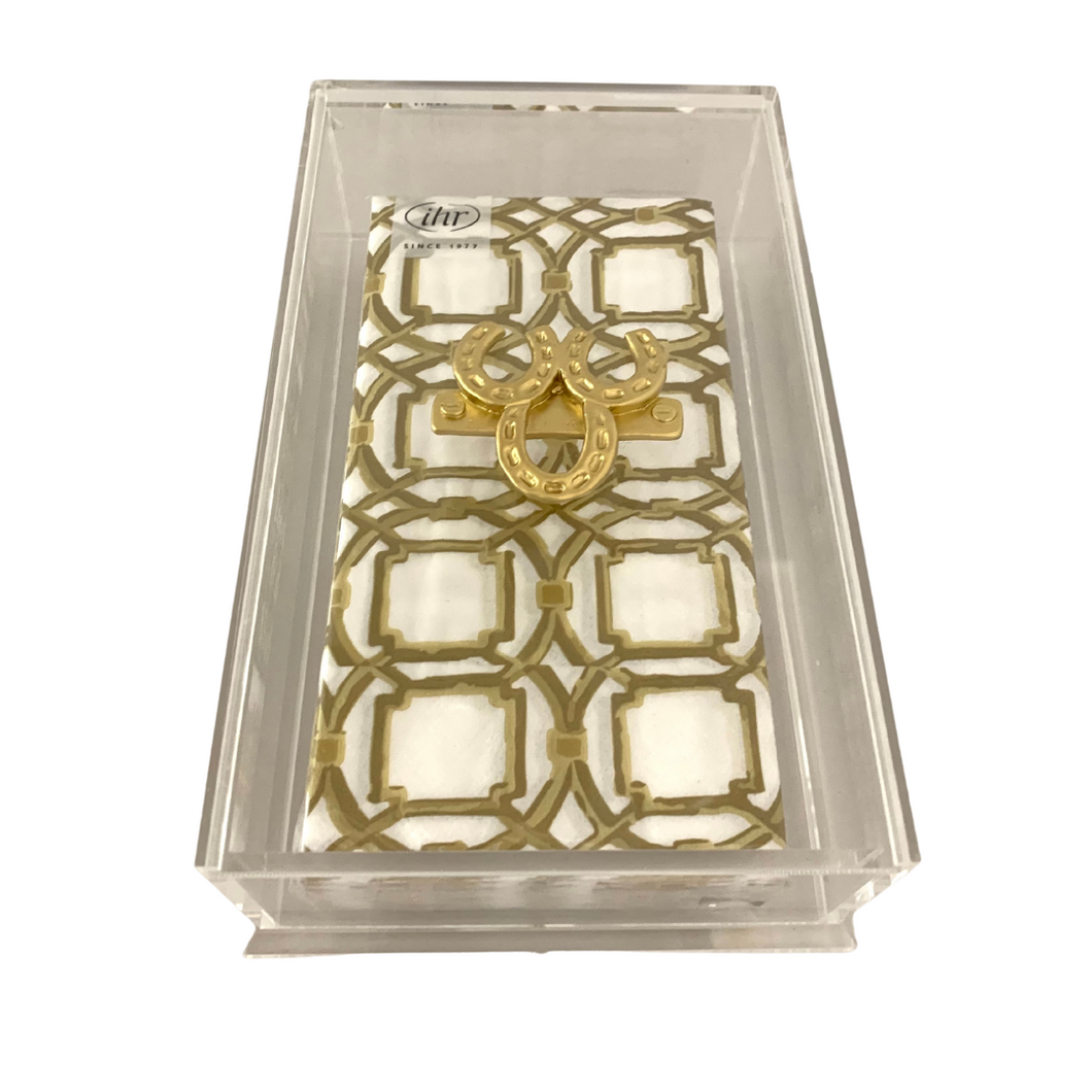 Horseshoe Guest Towel Box