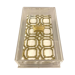 Kings Crown Guest Towel Box