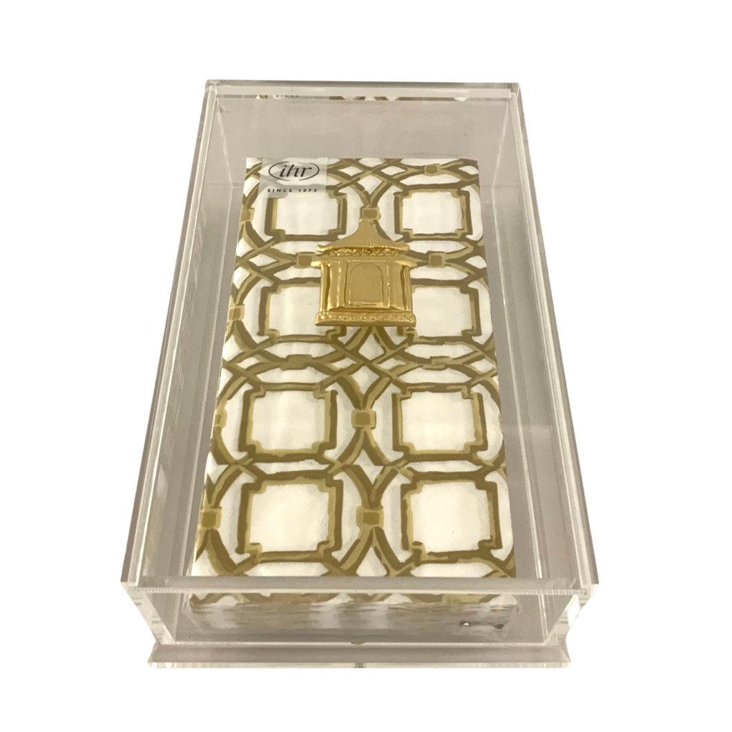 Pagoda Guest Towel Box