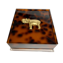 Load image into Gallery viewer, Elephant Cocktail Napkin Box
